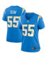 Фото #1 товара Women's Junior Seau Powder Blue Los Angeles Chargers Game Retired Player Jersey