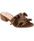 Фото #1 товара Women's Sabica Ruffle Slip On Dress Sandals