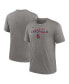 Фото #1 товара Men's Heather Charcoal St. Louis Cardinals We Are All Tri-Blend T-shirt