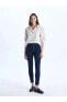 Фото #1 товара LCW Jeans Beli Kemerli Skinny Fit Kadın Jean Pantolon