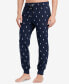 ფოტო #1 პროდუქტის Men's Lightweight Cotton Logo Pajama Pants