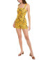 Фото #1 товара A.L.C. Gilmour Linen Romper Women's Yellow 12