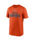 ფოტო #2 პროდუქტის Men's Orange Chicago Bears Legend Community Performance T-shirt