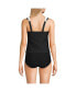 Фото #2 товара Women's Texture Square Neck Tankini Swimsuit Top