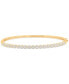 ფოტო #1 პროდუქტის Diamond Mini Halos Bangle Bracelet (1 ct. t.w.) in 14k Gold