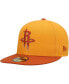 Men's Gold, Rust Houston Rockets 59FIFTY Fitted Hat