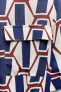 Фото #9 товара Платье из ткани с геометрическим принтом — zw collection ZARA