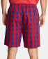 Men's Cotton Plaid Pajama Shorts