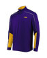 ფოტო #4 პროდუქტის Men's Purple LSU Tigers Shotgun 2.0 Omni-Wick Quarter-Zip Jacket