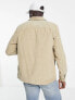 Only & Sons cord overshirt in beige