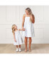 ფოტო #7 პროდუქტის Toddler Girls Organic Sleeveless Tiered Seersucker Sundress