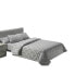 Фото #2 товара Комплект чехлов для одеяла Alexandra House Living Viena Жемчужно-серый 135/140 кровать 5 Предметы