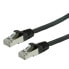 VALUE S/FTP Patch Cord Cat.6 - halogen-free - black - 1.5m - 1.5 m - Cat6 - S/FTP (S-STP) - RJ-45 - RJ-45 - фото #1