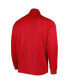 ფოტო #2 პროდუქტის Men's Red Wisconsin Badgers Knit Warm-Up Full-Zip Jacket