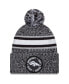 Фото #1 товара Men's Heather Black Denver Broncos 2023 Inspire Change Cuffed Knit Hat with Pom