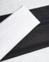 Monki 2 pack headbands in black and white