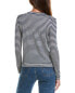 Фото #2 товара Lafayette 148 New York Striped Crewneck Sweater Women's