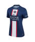 ფოტო #3 პროდუქტის Women's Kylian Mbappé Blue Paris Saint-Germain 2022/23 Home Replica Player Jersey