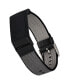 Фото #1 товара Black Premium Woven Nylon Band Compatible with the Fitbit Charge 3 and 4