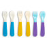 Munchkin Colour Changing Toddler Fork and Spoon 6 Pack Fun Heat Sensitive Toddler Cutlery Magically Changes Colour to Promote Independent Eating