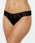 Фото #1 товара Cotton Low-Rise Lace Thong 891581