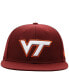 Фото #3 товара Men's Maroon Virginia Tech Hokies Team Color Fitted Hat