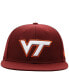 ფოტო #3 პროდუქტის Men's Maroon Virginia Tech Hokies Team Color Fitted Hat