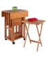 Sophia 5-Piece Wood Drop Leaf Top Snack Table Set