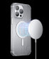 Фото #3 товара Чехол для смартфона Kingxbar Magnetyczный Etui iPhone 14 MagSafe PQY Go Out Series, сребряный