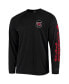 Фото #2 товара Men's Black South Carolina Gamecocks Terminal Tackle Omni-Shade Raglan Long Sleeve T-shirt