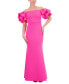 Women's Ruffled-Sleeve Off-The-Shoulder Mermaid Gown