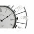 Настенное часы DKD Home Decor 40 x 6,4 x 40 cm Стеклянный Серебристый Позолоченный Железо (2 штук)