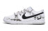 【定制球鞋】 Nike Dunk Low 熊猫 水墨 解构 高街 低帮 板鞋 GS 灰色 / Кроссовки Nike Dunk Low DH9765-102