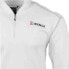 SHOEBACCA Long Sleeve HalfZip Mock Neck Pullover Sweatshirt Mens White Casual At