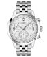 ფოტო #1 პროდუქტის Men's Swiss Chronograph PRC 200 Stainless Steel Bracelet Watch 43mm