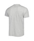 Фото #2 товара Men's Heathered Gray Distressed Atlanta Falcons Dozer Franklin Lightweight T-shirt