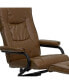 Фото #26 товара Contemporary Multi-Position Recliner & Ottoman W/ Wrapped Base