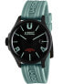 Фото #2 товара U-Boat 9526/A Darkmoon Aqua IPB Mens Watch 44mm 5ATM