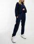 Фото #2 товара ASOS DESIGN super soft co-ord seamed jogger in navy