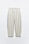 Rustic striped chinos