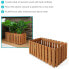 Фото #2 товара Meranti Wood Decorative Picket Style Planter Box - 24 in