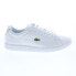 Lacoste Carnaby BL 21 1 7-41SMA000221G Mens White Lifestyle Sneakers Shoes