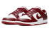 Фото #4 товара Nike Dunk Low Retro "Team Red" 耐磨防滑 低帮 板鞋 男款 团队红 / Кроссовки Nike Dunk Low DD1391-601