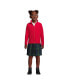 Girls School Uniform Full-Zip Mid-Weight Fleece Jacket