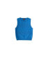 ფოტო #1 პროდუქტის Little Girls Cathy Azure Fine Yarn Eyelet Sweater Tank