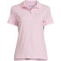 Фото #4 товара Women's School Uniform Short Sleeve Feminine Fit Interlock Polo Shirt