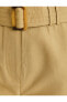 Фото #10 товара Kargo Pantolon Düz Paça Cepli Kemer Detaylı Normal Bel