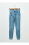 Фото #18 товара LCW Jeans Yüksek Bel Süper Skinny Fit Düz Cep Detaylı Kadın Rodeo Jean Pantolon