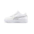Фото #6 товара Puma Cali Dream Snake Print Lace Up Youth Girls White Sneakers Casual Shoes 392