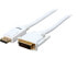 Фото #1 товара Rosewill RCDC-14005 - 3-Foot White DisplayPort to DVI Cable - 28 AWG, Male to Ma